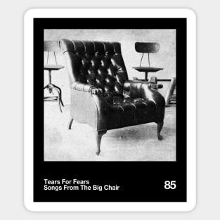 Songs From The Big Chair || Vintage Pantone Sticker